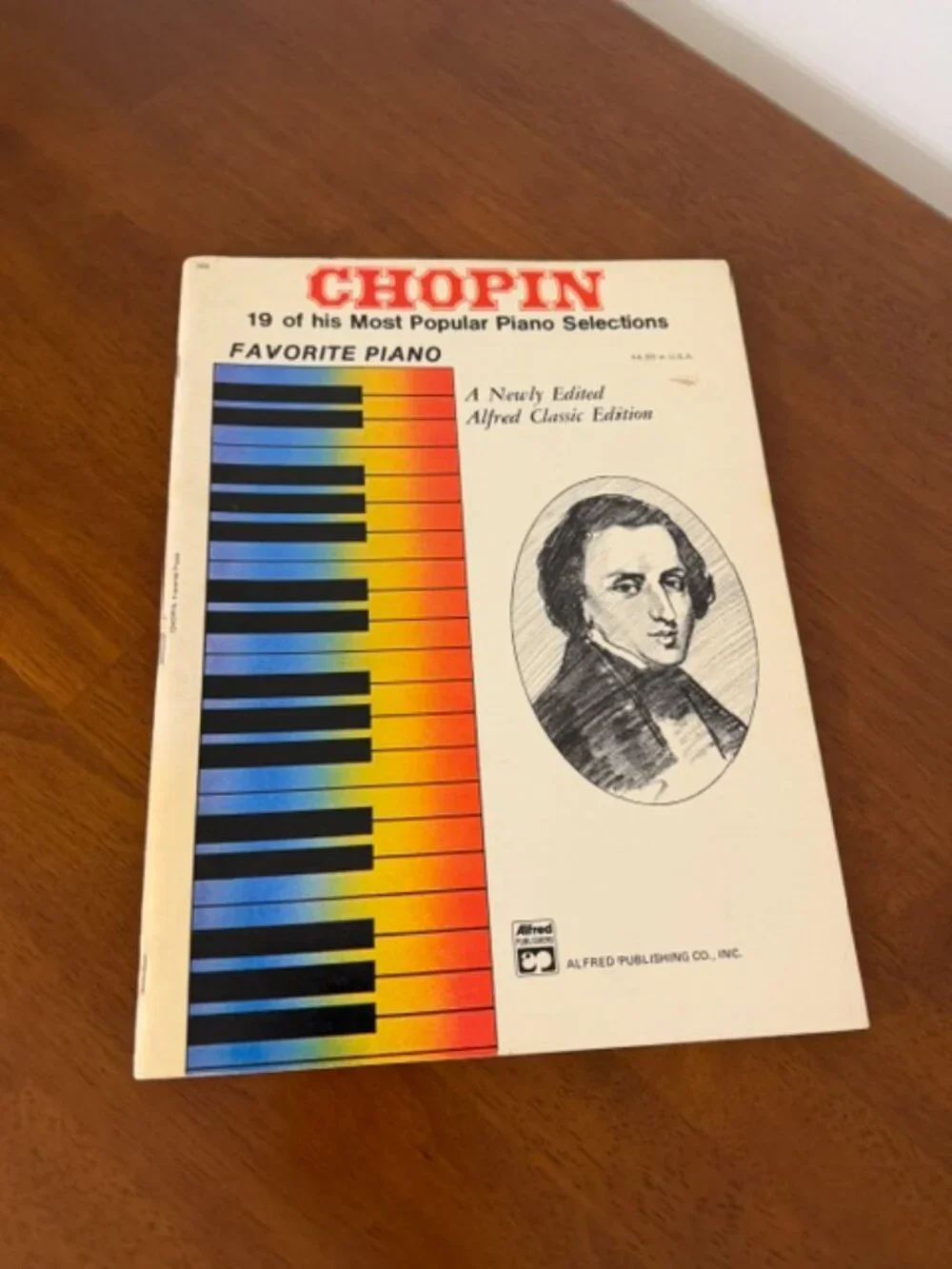 Vintage 1976 Chopin Piano Selections Alfred Classic Edition